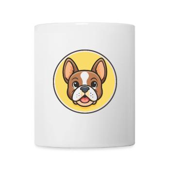 Grand Anglo Français Tricolore Chien Race Dessin animé - Mug blanc - blanc - Devant
