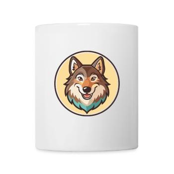 Kunming Wolfdog Hunderasse Cartoon Kawaii Clipart - Tasse - Weiß - Vorne
