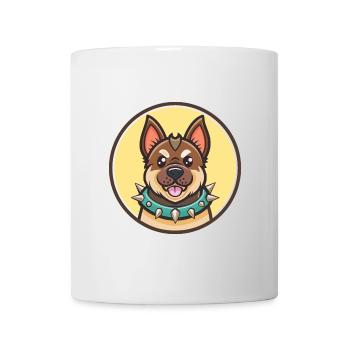 Molosse D’épire Chien Race Dessin Animé Kawaii - Mug blanc - blanc - Devant