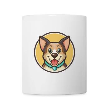 Laufhund Hunderasse Bunte Karikatur Kawaii Clipart - Tasse - Weiß - Vorne
