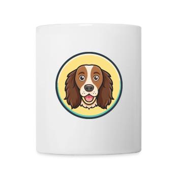 Deutsch Langhaar Vorstehhund Rasse Karikatur Kawaii - Tasse - Weiß - Vorne