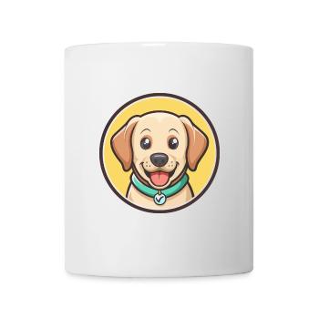 Labradinger Dog Breed Funny Cartoon Kawaii Clipart - Mug - white - Front