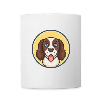 Large Munsterlander Dog Breed Funny Cartoon Kawaii - Mug - white - Front