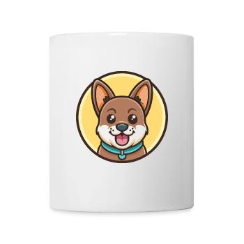 Kyi Leo Hunderasse Cartoon Figur Kawaii Clipart - Tasse - Weiß - Vorne
