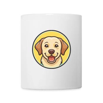 Labrador Retriever Hunderasse Karikatur Kawaii - Tasse - Weiß - Vorne