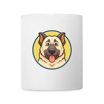 Kangal berger chien race dessin animé Kawaii Clipart - Mug blanc - blanc - Devant