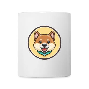 Jindo Dog Breed Cartoon Kawaii Clipart Animal Pet - Mug - white - Front