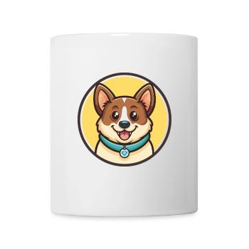 Kaikadi Hunderasse Cartoon Figur Kawaii Clipart - Tasse - Weiß - Vorne