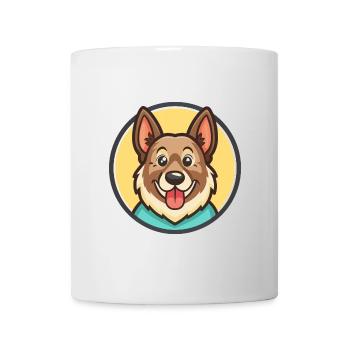 Karakachan Chien Race Dessin animé Kawaii Clipart Animal - Mug blanc - blanc - Devant