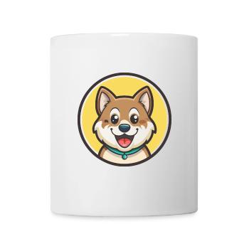 Kintamani Chien Race Dessin Animé Kawaii Clipart Animal - Mug blanc - blanc - Devant