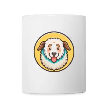 Maremmano Abruzzese Sheepdog Dog Breed Cartoon Pet - Mug - white - Front