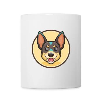 Lancashire Heeler Hunderasse Cartoon Kawaii Clipart - Tasse - Weiß - Vorne