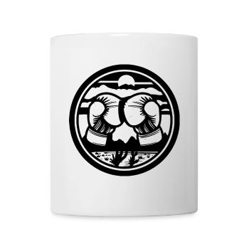 Boxen Zeichnung - Tasse - Weiß - Vorne