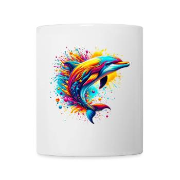 Delfin - Tasse - Weiß - Vorne