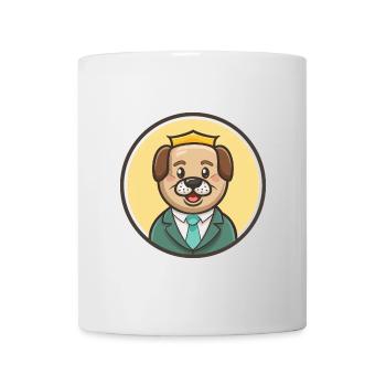 Portuguese Watchdog Dog Breed Funny Cartoon Kawaii - Mug - white - Front