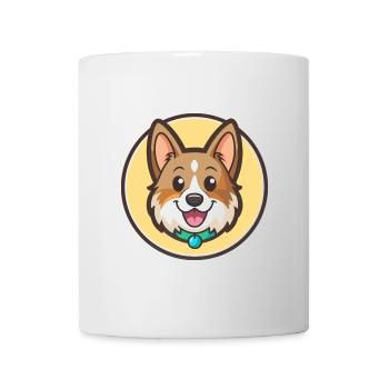 Norrbottenspets Hunderasse Cartoon Kawaii Clipart - Tasse - Weiß - Vorne