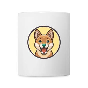 Neuguinea Singende Hunderasse Karikatur Kawaii - Tasse - Weiß - Vorne