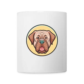Neapolitanische Dogge Hunderasse Karikatur Kawaii - Tasse - Weiß - Vorne