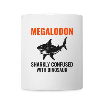 Megalodon dinosaure dinosaure paléontologue poisson fossile - Mug blanc - blanc - Devant