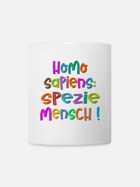 SPEZIE MENSCH - Etymologie - Tasse - Weiß