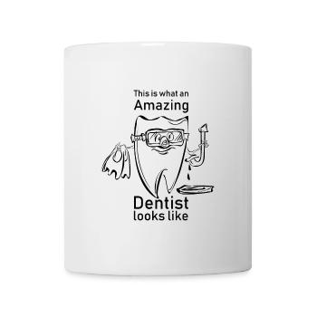 Funny saying as a gift for dentist. - Mug - white - Front