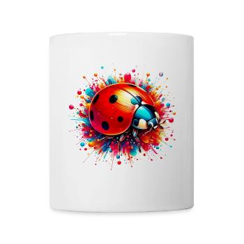 Marienkäfer - Tasse - Weiß - Vorne