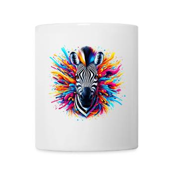 Zebra - Tasse - Weiß - Vorne
