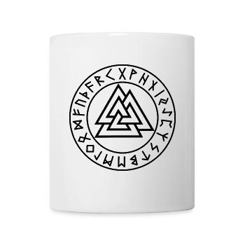 Valknut Runes Seal - Mug - white - Front