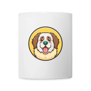 Pyrenäenberghund-Rasse-Cartoon-Kawaii-Clipart - Tasse - Weiß - Vorne