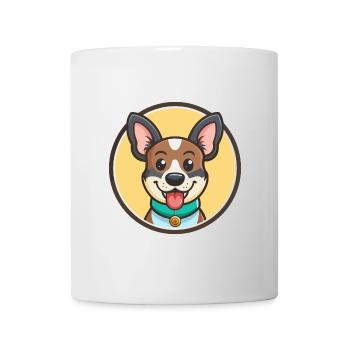 Ratonero Bodeguero Andaluz Dog Breed Funny Cartoon - Mug - white - Front
