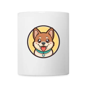 Rize Koyun Chien Race Dessin animé Kawaii Clipart Animal - Mug blanc - blanc - Devant