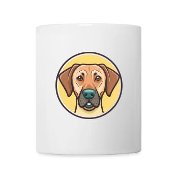 Rhodesian Ridgeback Chien Race Drôle Dessin Animé Kawaii - Mug blanc - blanc - Devant