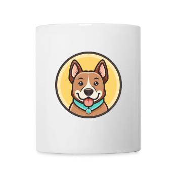 Sapsali Dog Breed Cartoon Character Kawaii Clipart - Mug - white - Front