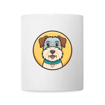 Sealyham Terrier Dog Breed Cartoon Kawaii Clipart - Mug - white - Front