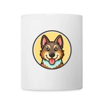 Saarlooswolfhond Hunderasse Cartoon Kawaii Clipart - Tasse - Weiß - Vorne