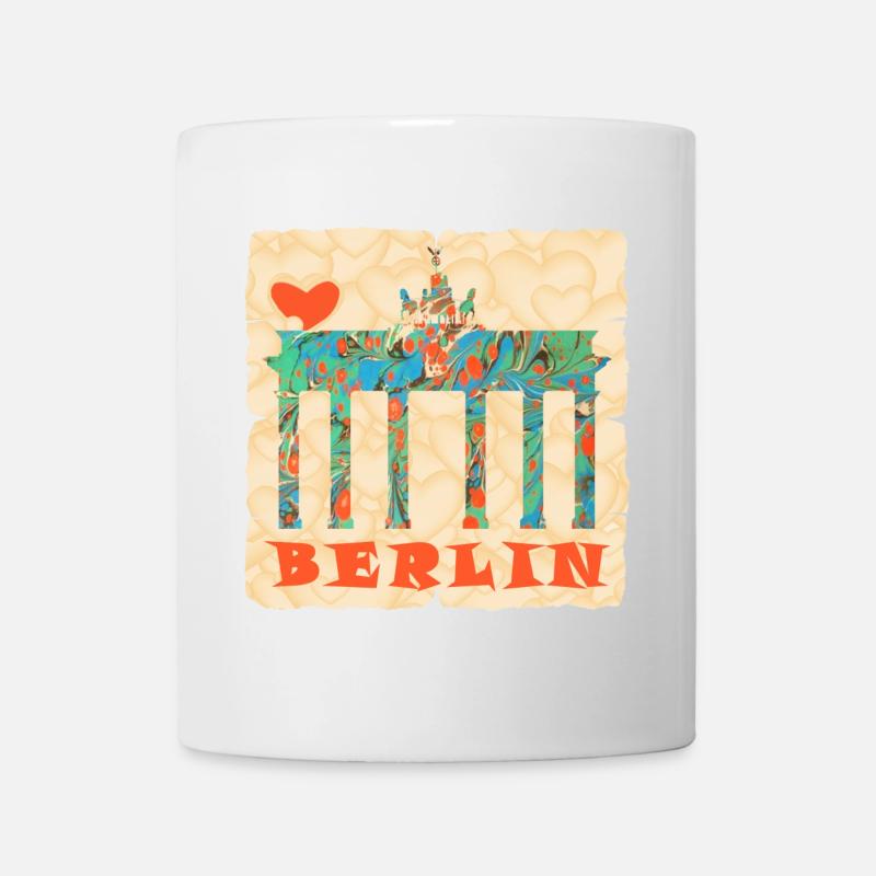 brandenburger tor e 4 - Tasse - Weiß
