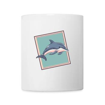 Dolphin Sea - Mug - white - Front