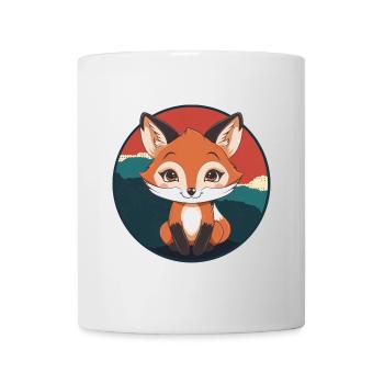 Fuchs Waldtier - Tasse - Weiß - Vorne