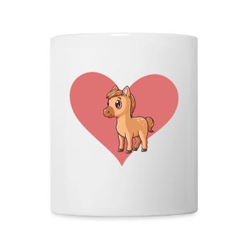 Pferd Ponyhof - Tasse - Weiß - Vorne