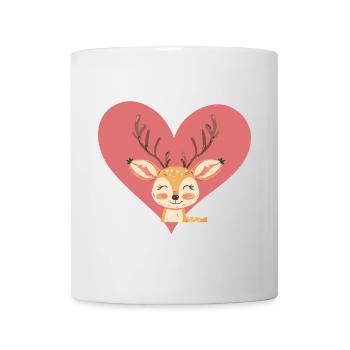 Hirsch Hirschjagd - Tasse - Weiß - Vorne