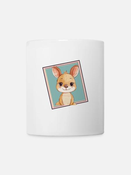 Kangaroo Beuteltier - Tasse - Weiß