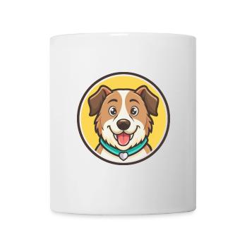 Slovensky Kopov Hunderasse Cartoon Kawaii Clipart - Tasse - Weiß - Vorne