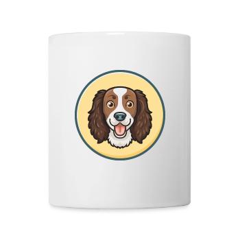 Small Munsterlander Dog Breed Funny Cartoon Kawaii - Mug - white - Front