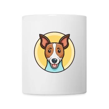 Renard Terrier Lisse Race Chien Dessin Animé Kawaii - Mug blanc - blanc - Devant