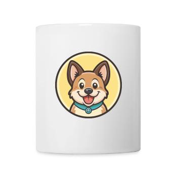 Tesem Hund Rasse Cartoon Kawaii Clipart Tier Haustier - Tasse - Weiß - Vorne
