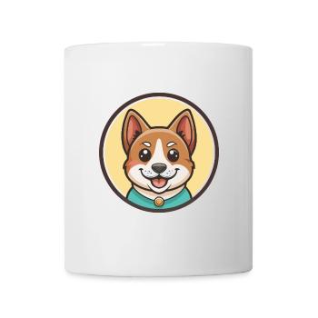 Thai Bangkaew Dog Breed Cartoon Kawaii Clipart Pet - Mug - white - Front
