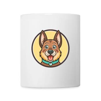 Uruguayan Cimarron Dog Breed Cartoon Kawaii - Mug - white - Front