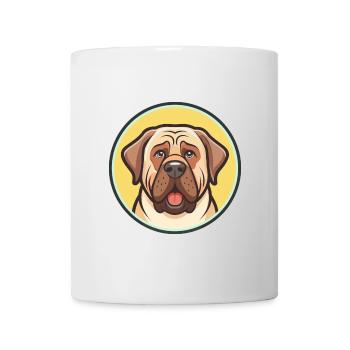 Spanish Mastiff Dog Breed Cartoon Kawaii Clipart - Mug - white - Front