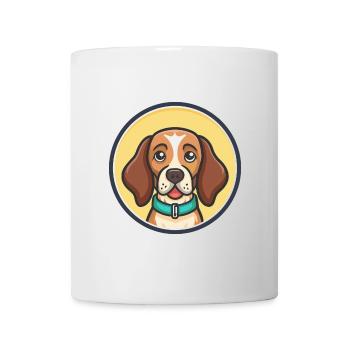 Styrian Coarse Haired Hound Dog Breed Cartoon Pet - Mug - white - Front