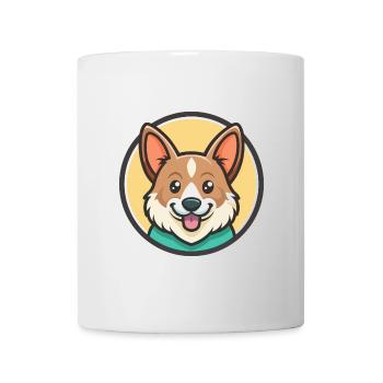 Taigan Dog Breed Cartoon Kawaii Clipart Animal Pet - Mug - white - Front